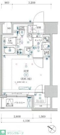 MAXIV CROS竹ノ塚の物件間取画像